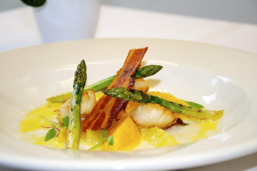 Scallops with Sopley Asparagus